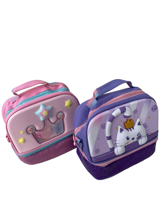 Girls 3D Lunch Bag Double Layer