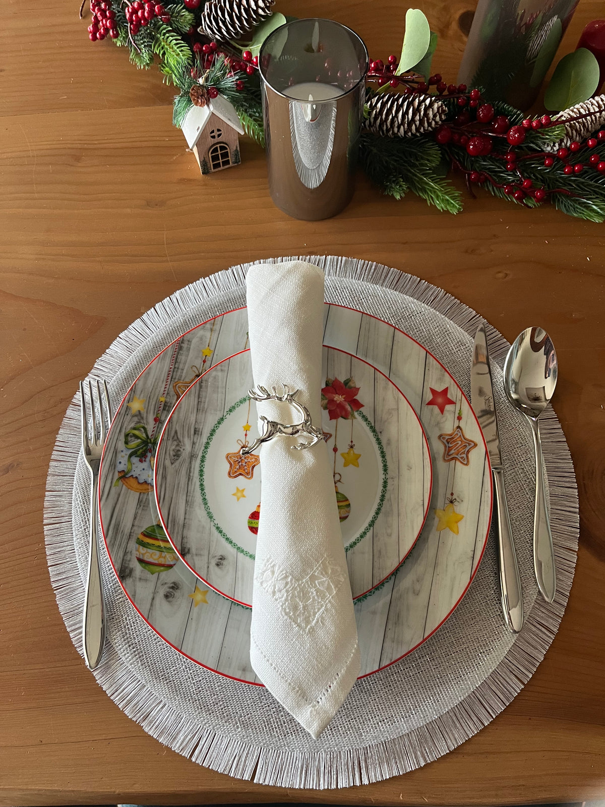 Christmas Reindeer Napkin Rings
