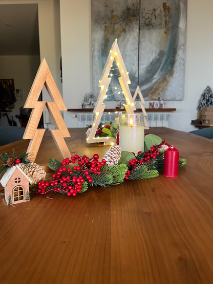 Christmas Handmade Customizable Wood Trees