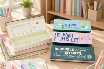 Pencil Case with a message & planner