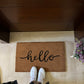 “Hello” Doormat