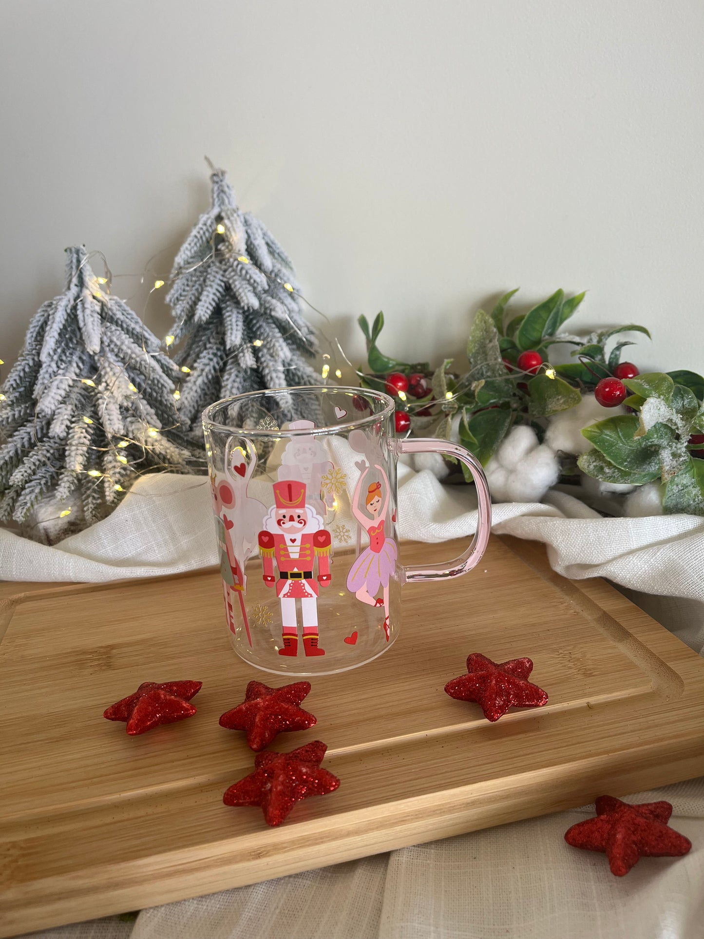 Christmas Glass Mug