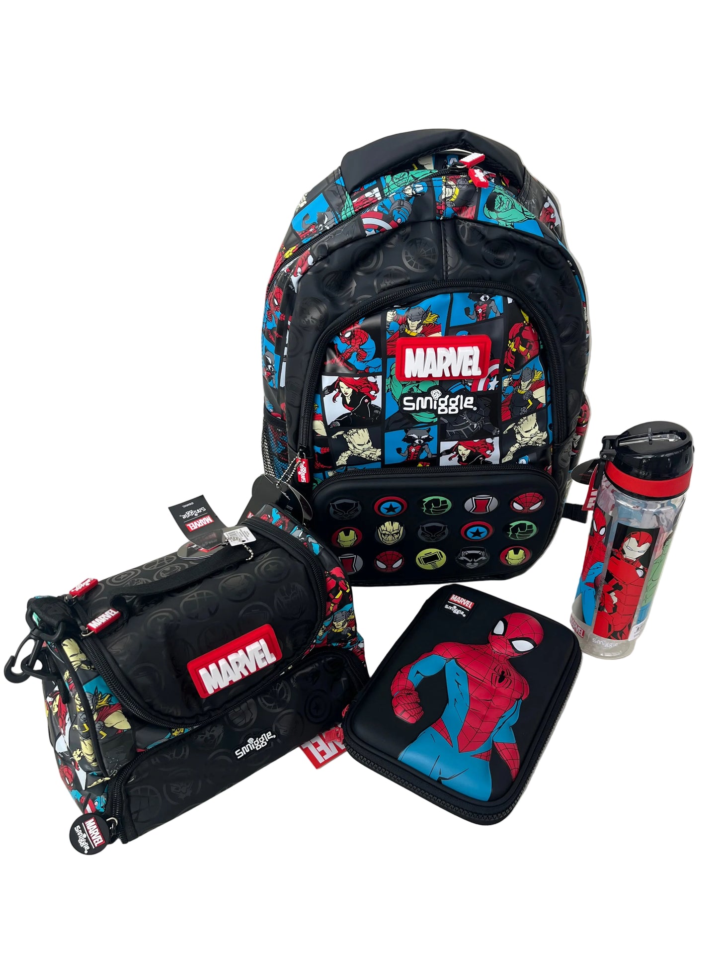 Smiggle Backpack Marvel 4 pieces Set