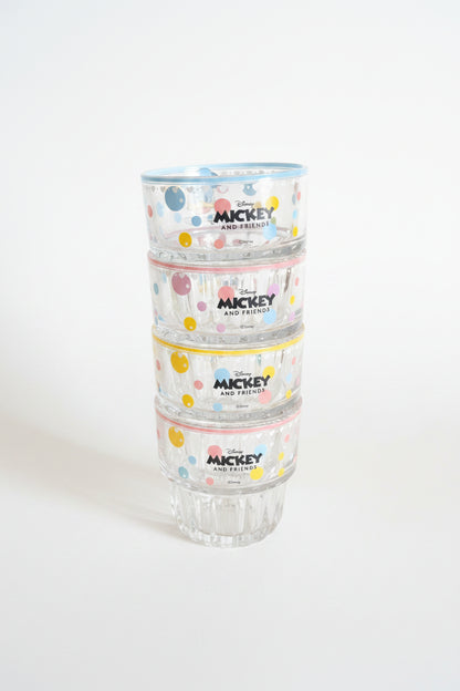 Disney Set of 4 Glass Cups