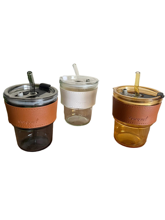 Glass Cups for Hot & Cold Drinks