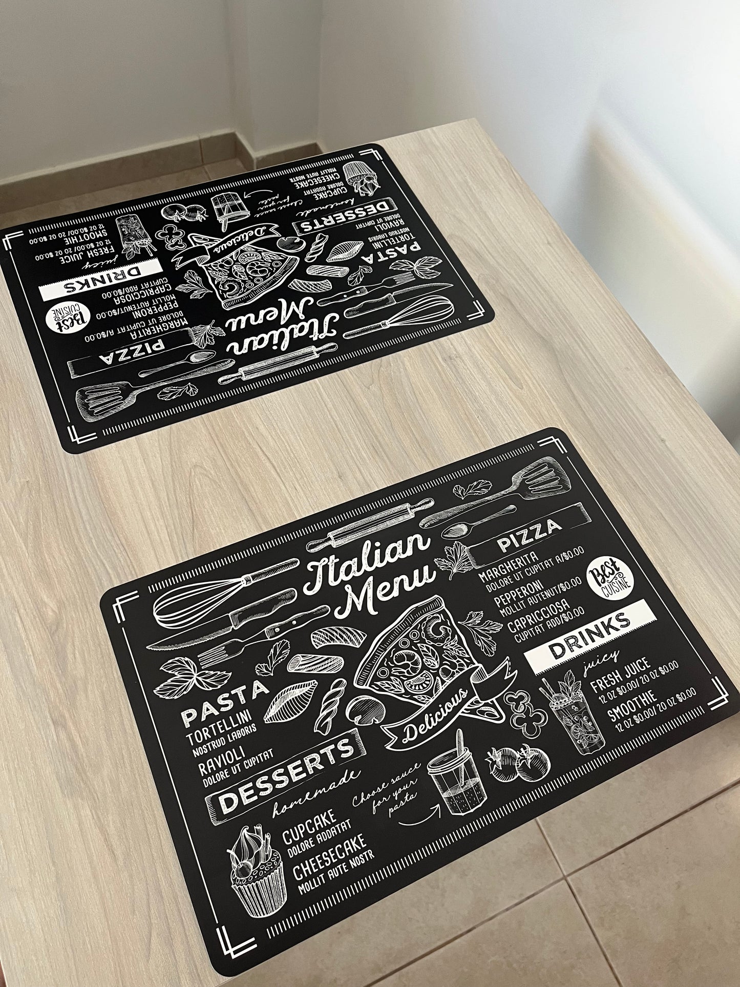 Waterproof Placemats