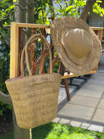 Summer Beach Bag & Hat Set