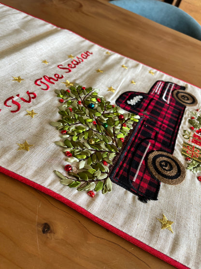Christmas Car Table Runner