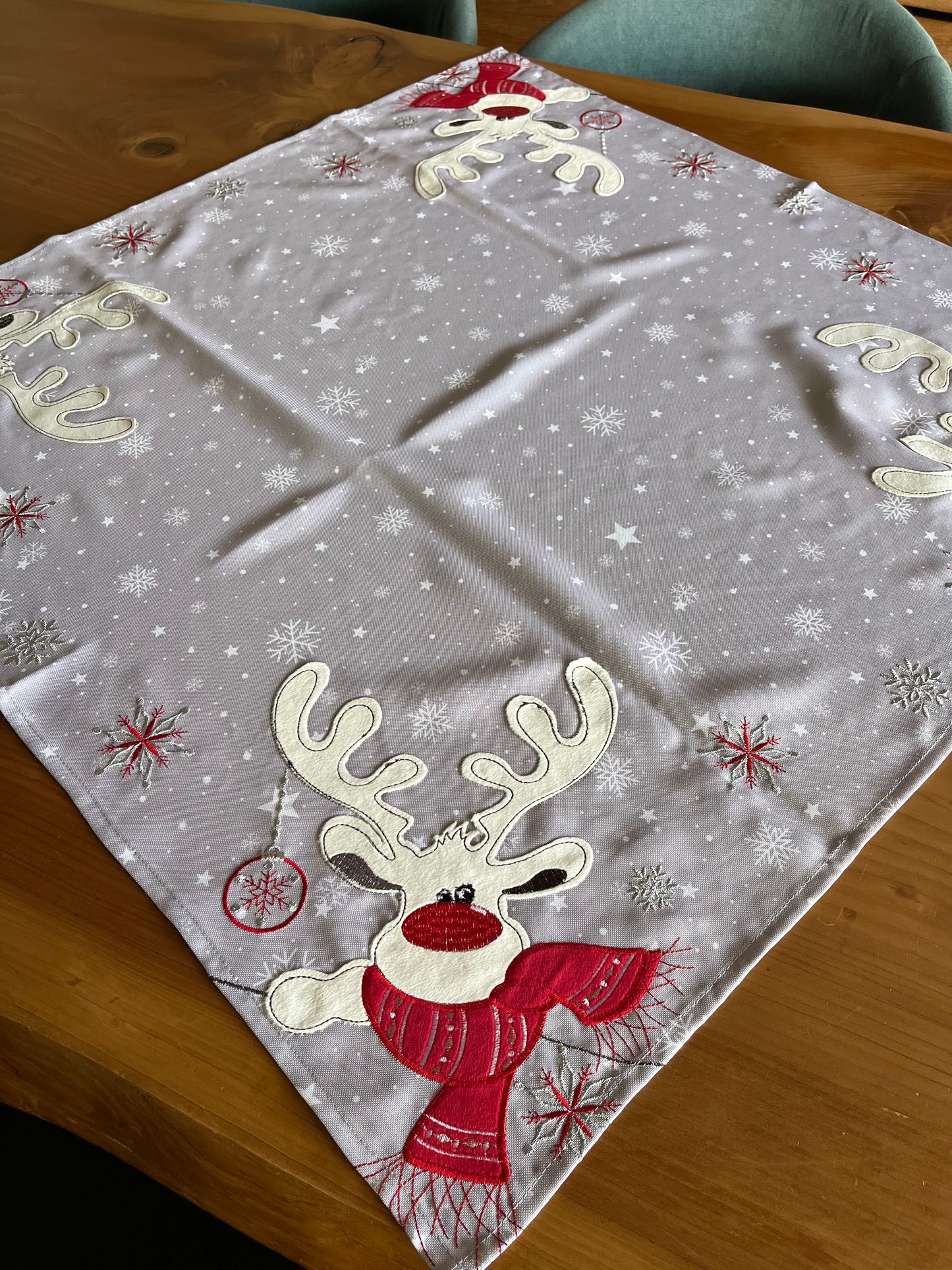 Christmas Reindeer Table Cloth