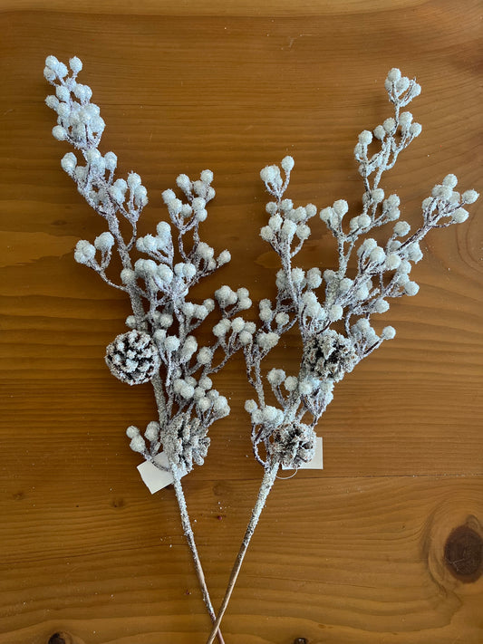 Christmas Bouquet white & silver