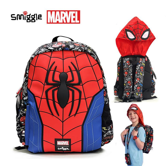 Smiggle Spider Man Hoodie Backpack 38cm