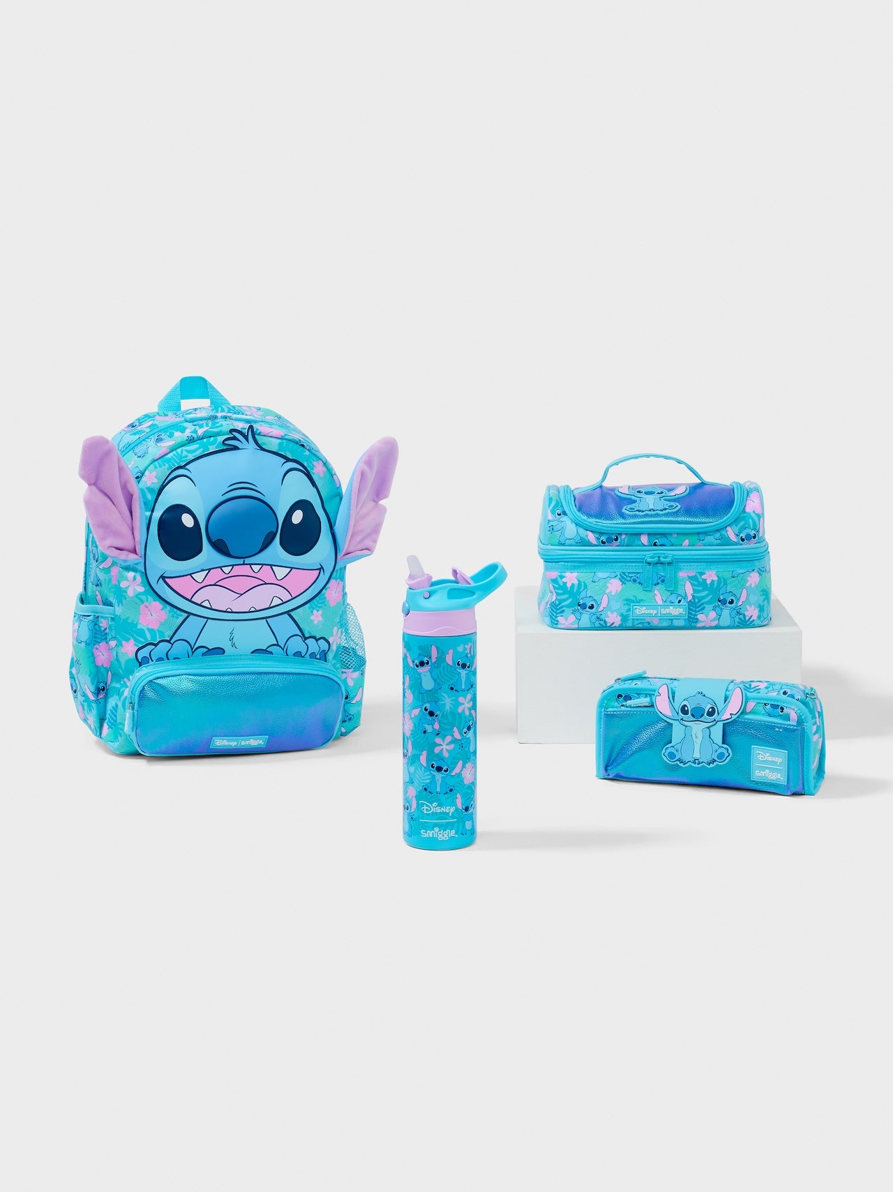 Smiggle Backpack Stitch 4 pieces Set