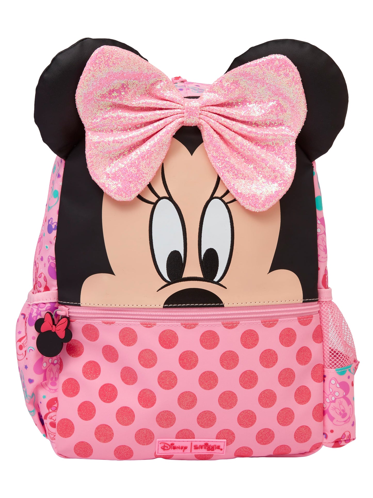 Smiggle Minnie Mouse Hoodie Backpack 38cm
