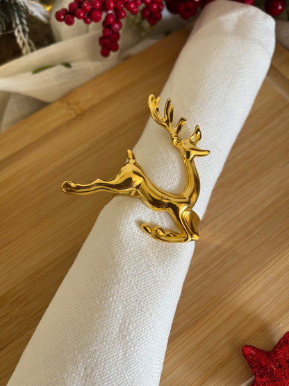 Christmas Reindeer Napkin Rings