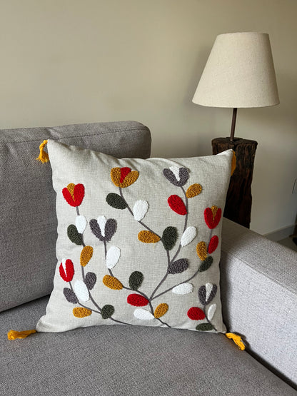 Heartbud Vine Cushion Cover