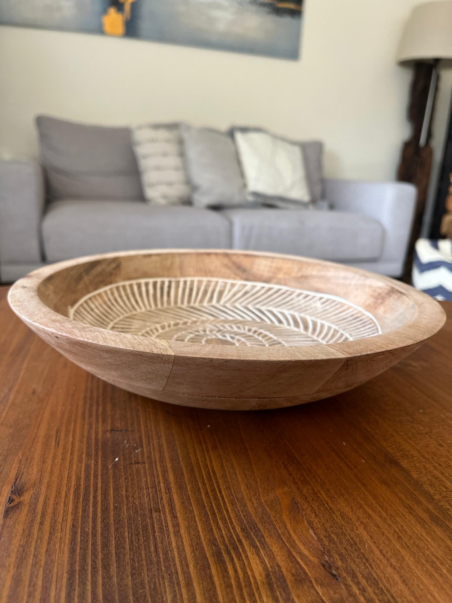 Handcrafted Wooden Decorative Tray