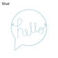 "Hello" Metal sign