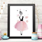 Elegant Ballerina Framed Poster