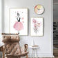 Elegant Ballerina Framed Poster
