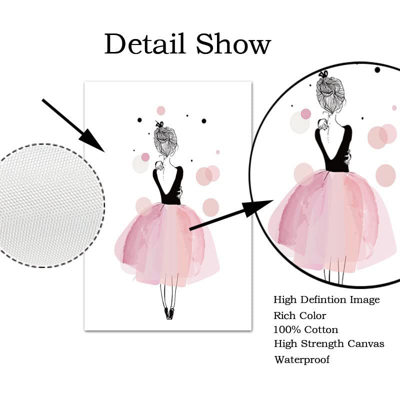 Elegant Ballerina Framed Poster