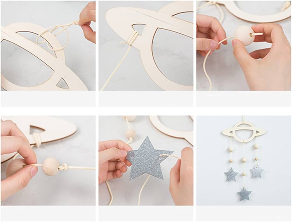 Wood Planet Wall Hanging Decor