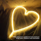 Heart Neon Light (Yellow)