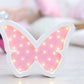 Butterfly Wood Led Light bulbs (Pink)