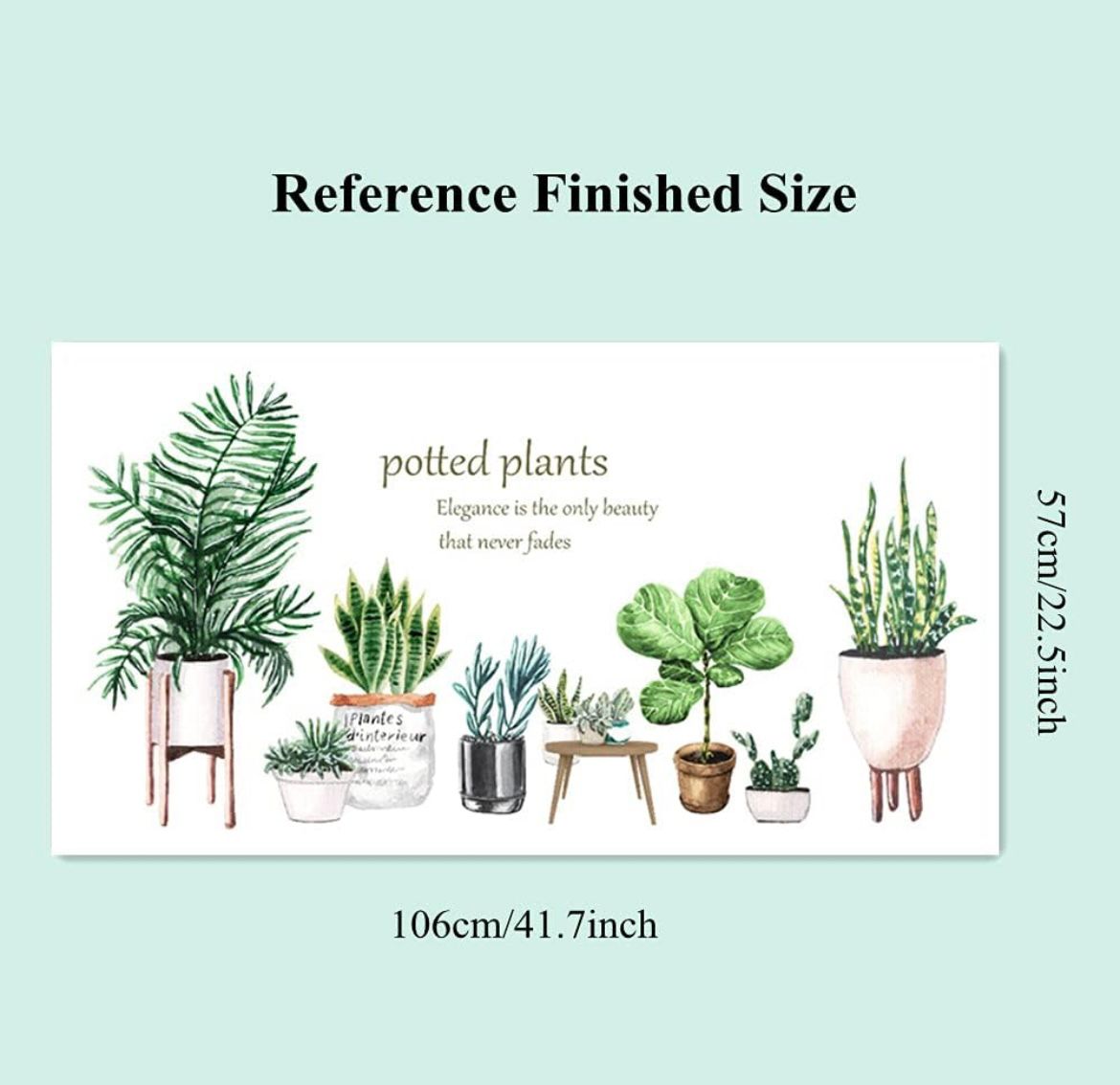 Potted Plants Wall Decal