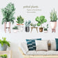 Potted Plants Wall Decal