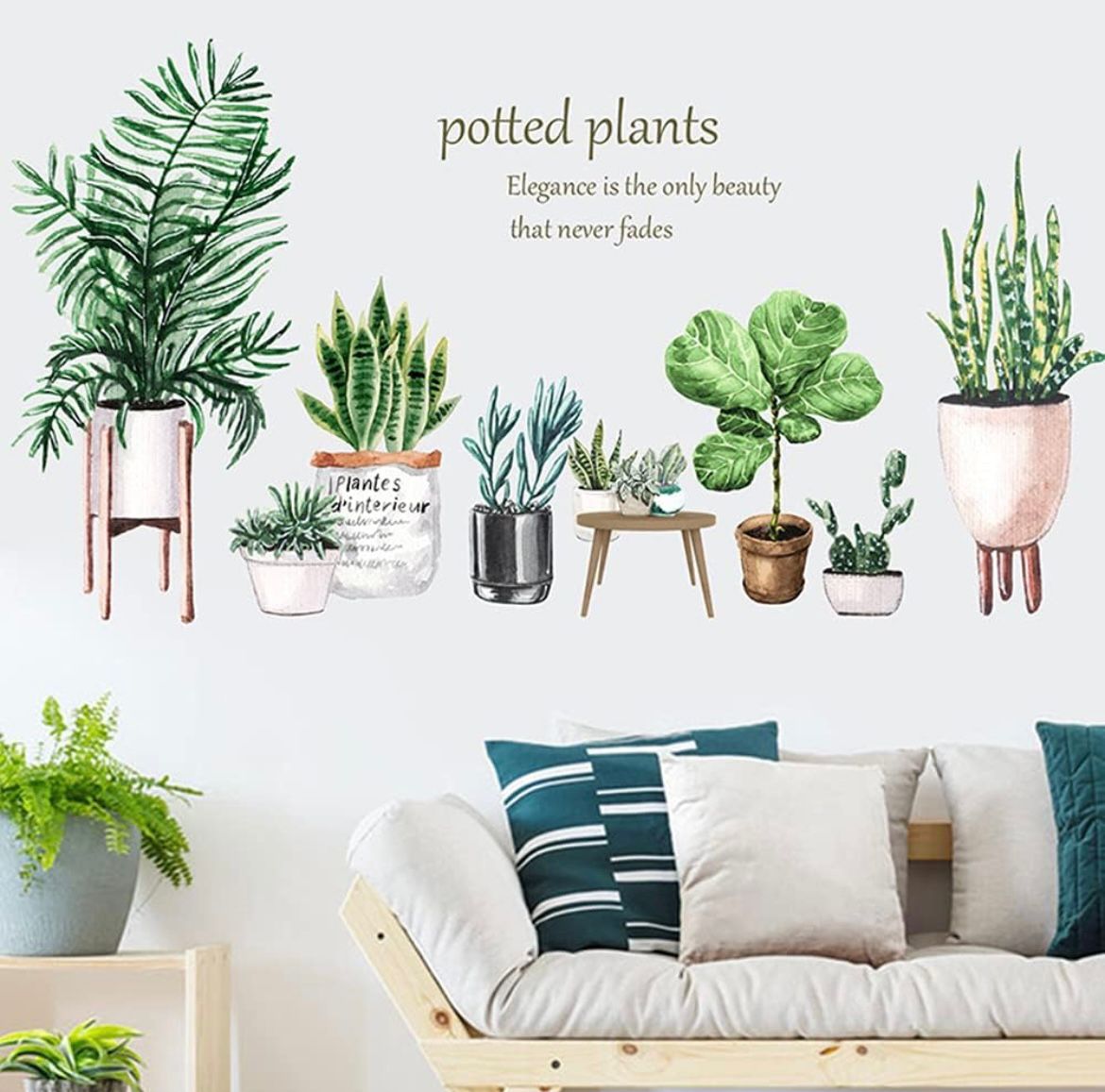 Potted Plants Wall Decal
