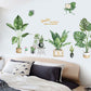 Potted Plants & Cactus Wall Decal