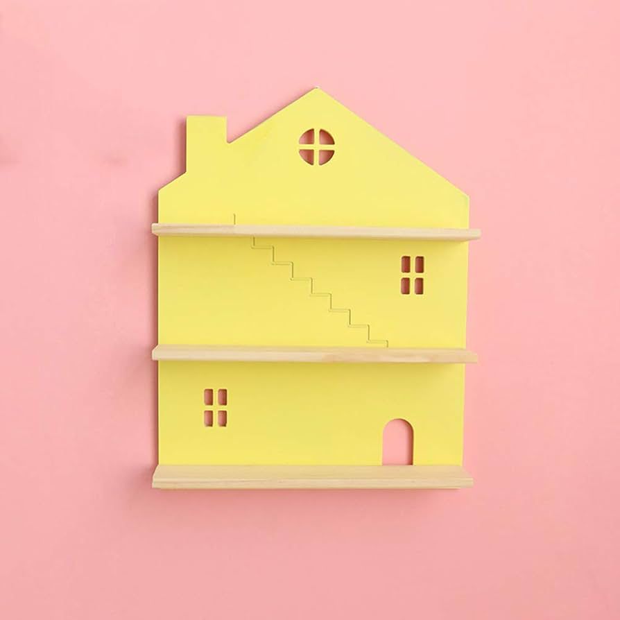 House Wood Shape Shelves