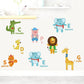 Animals & Names Wall Decal