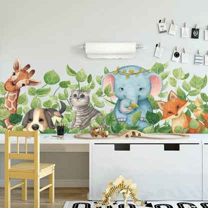 Animals & Greenery Wall Sticker