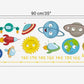 Planets Growth Chart Decal