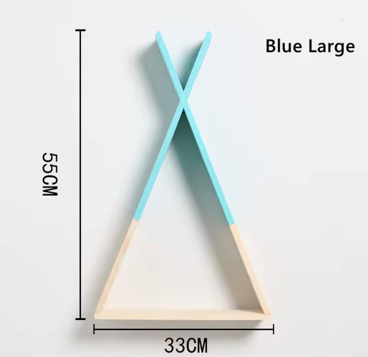 Nordic Style Triangle Wood Shelf