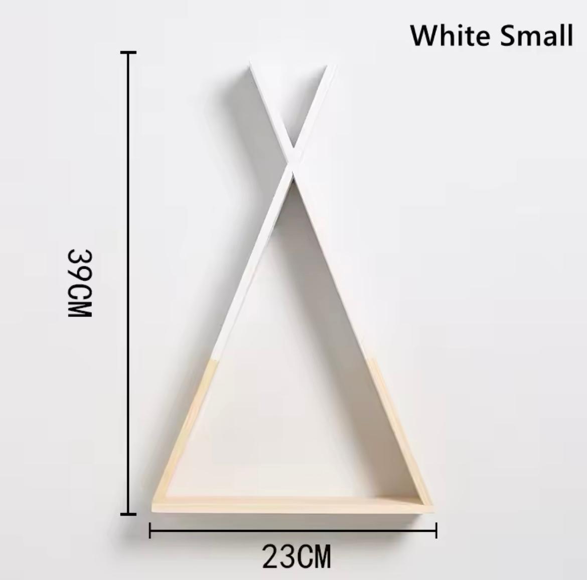 Nordic Style Triangle Wood Shelf