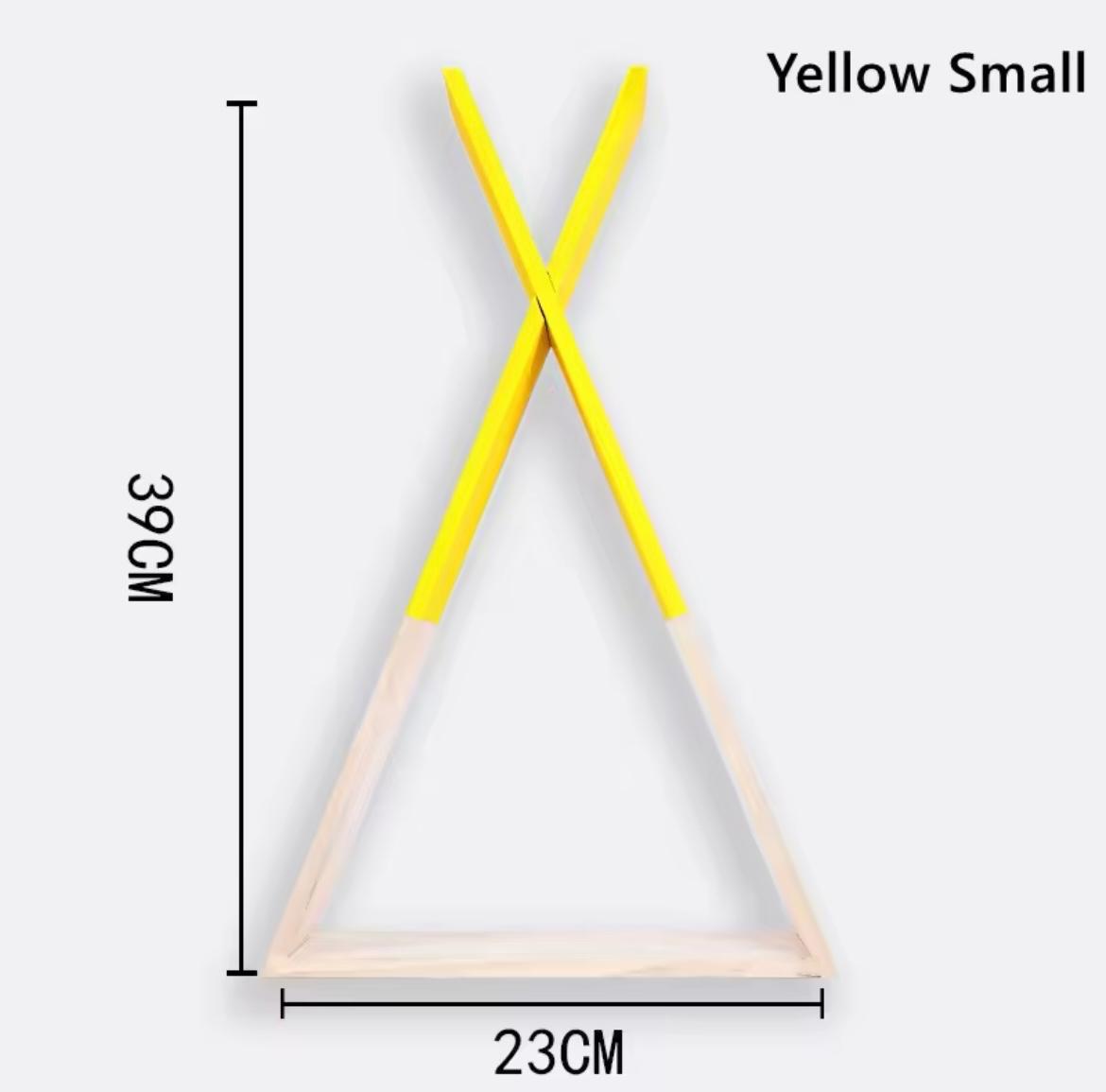 Nordic Style Triangle Wood Shelf