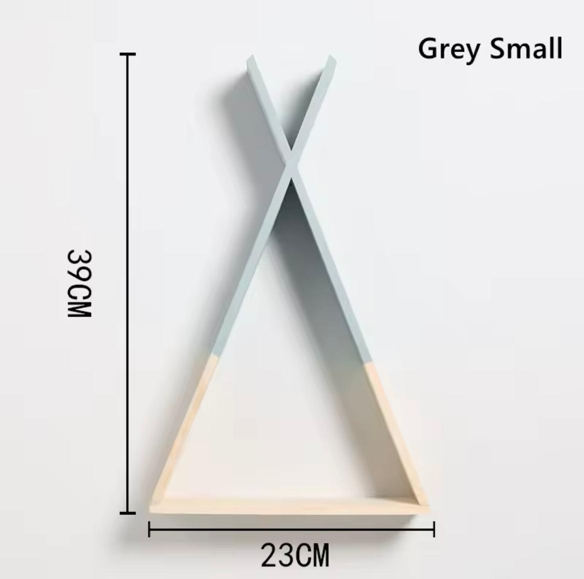 Nordic Style Triangle Wood Shelf