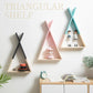 Nordic Style Triangle Wood Shelf
