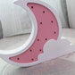 Moon Wood Led Light bulbs (Pink)
