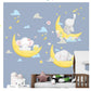 Baby Elephants on Moon Wall Decal