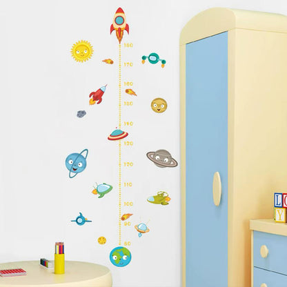 Planets Growth Chart Decal