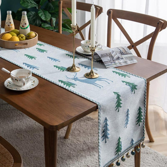 Christmas Embroidered Table Runner 35x160cm