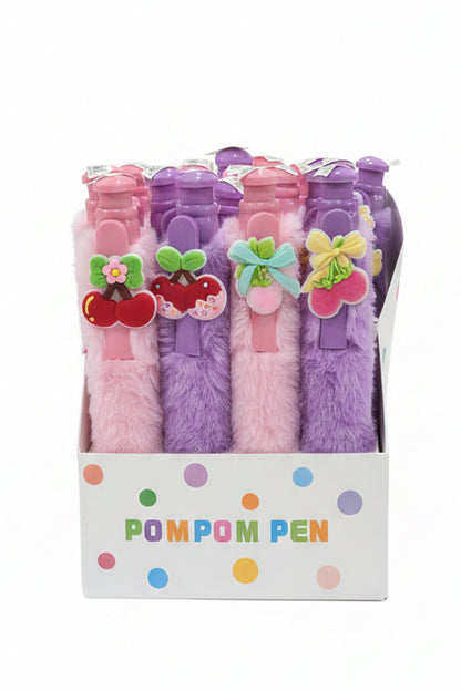 Giant Fluffy Cherry Pen