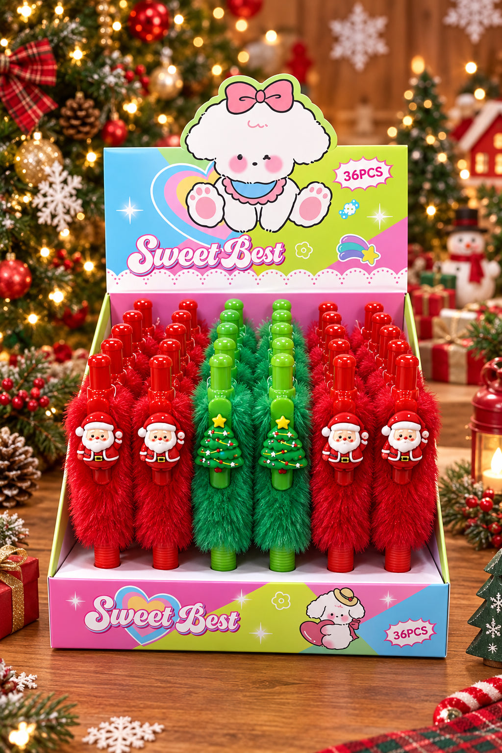 Christmas Fur Pen