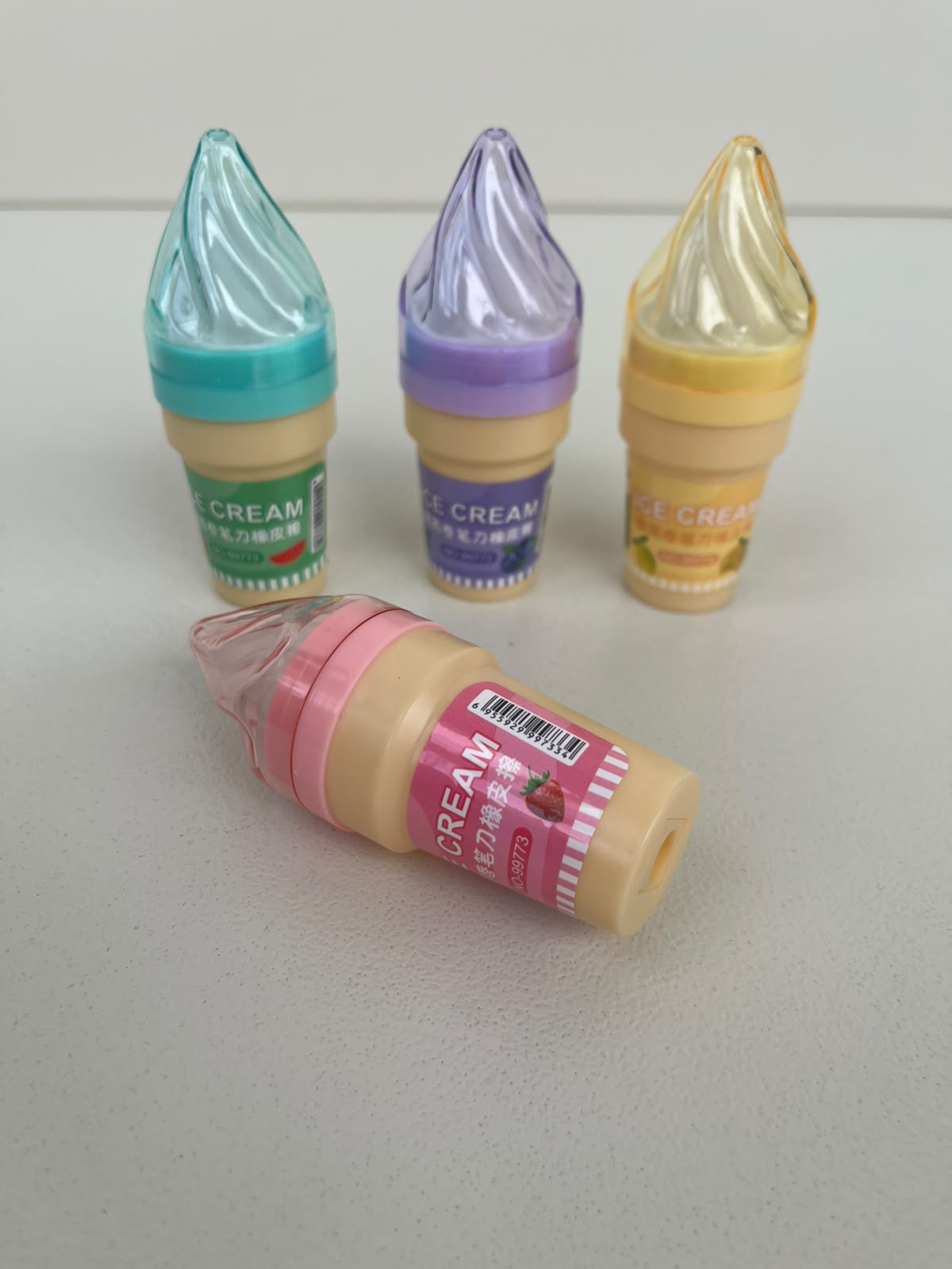 Icecream Eraser And Sharpener