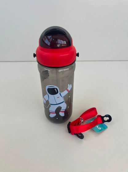 Kids Plastic Straw Bottle