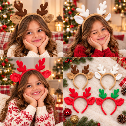 Christmas Deer Antlers Headband