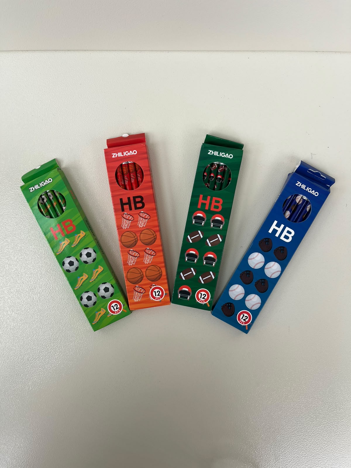 Kids Sports Pencils 12 pieces